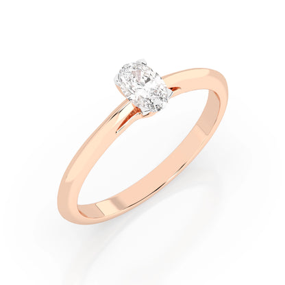 Solitär-Ring (Oval), 0.3 ct — 101-10190(0.30)OV