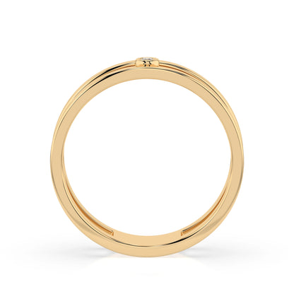 Minimalismus-Ring (Rund), 0.02 ct — 101-10064