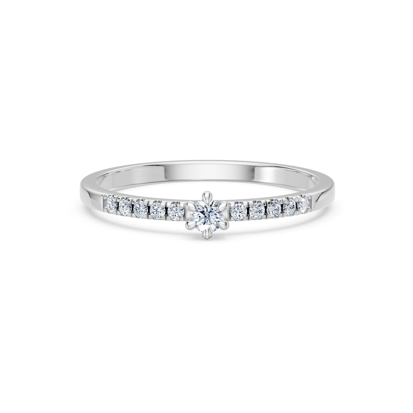 Solitär-Eternity-Ring, 0.07 ct — 101-10126/4(2.6)