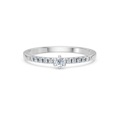 Solitär-Eternity-Ring, 0.07 ct — 101-10126/4(2.6)