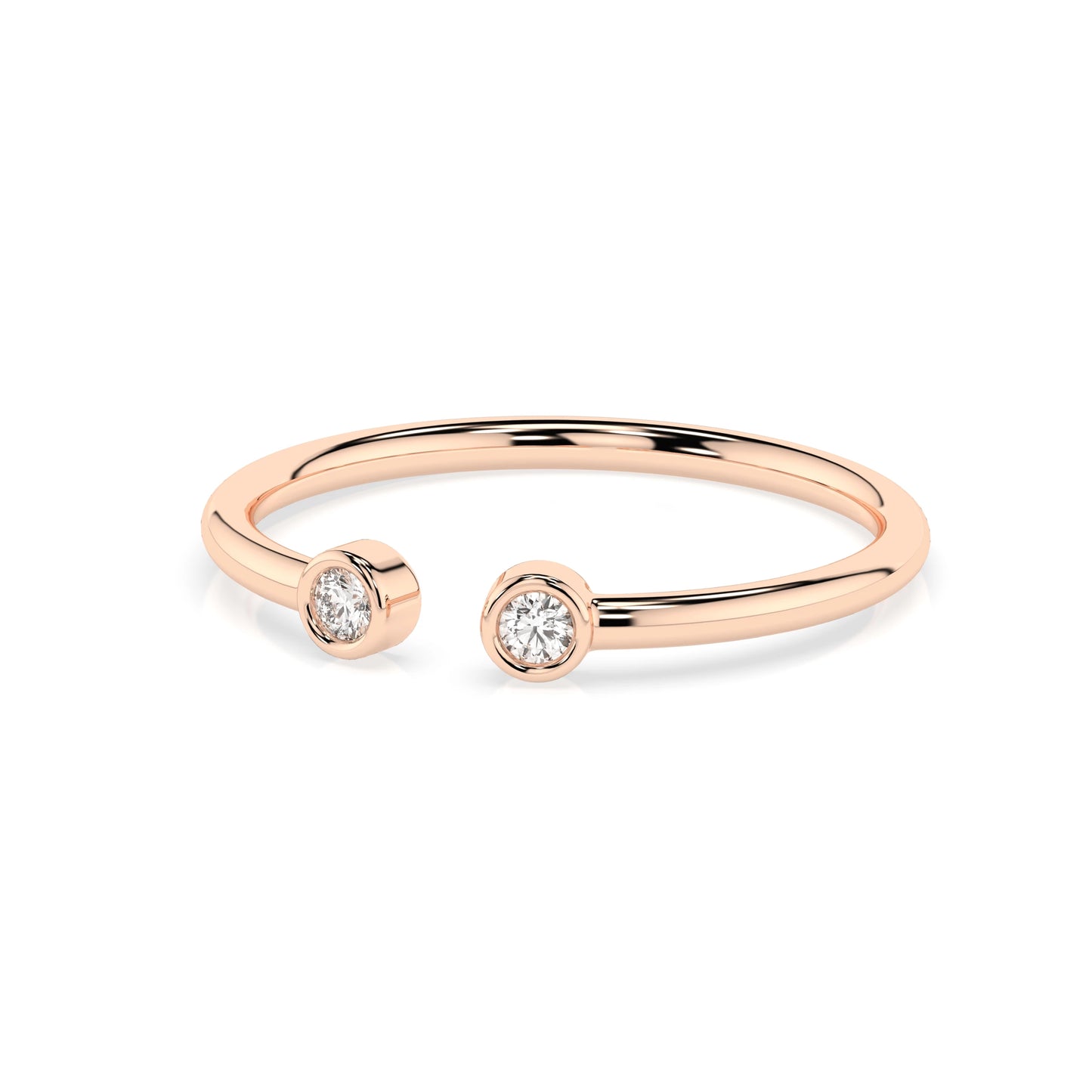 Minimalismus-Ring (Rund), 0.04 ct — 101-10088