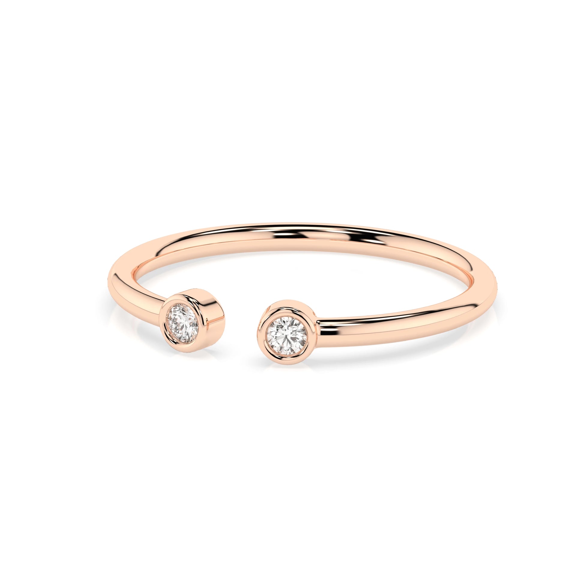 Minimalismus-Ring (Rund), 0.04 ct — 101-10088