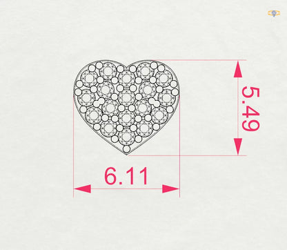 Illusion-Ohrringe (Rund), 0.18 ct — 102-10097