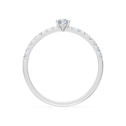 Solitär-Eternity-Ring, 0.09 ct — 101-10126/3(2.8)