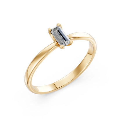 Solitär-Ring, 0.3 ct — 101-10194(0.30)BAQ