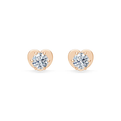 Solitär-Schmetterling-Ohrringe, 0.2 ct — 102-10040/1(3.0)