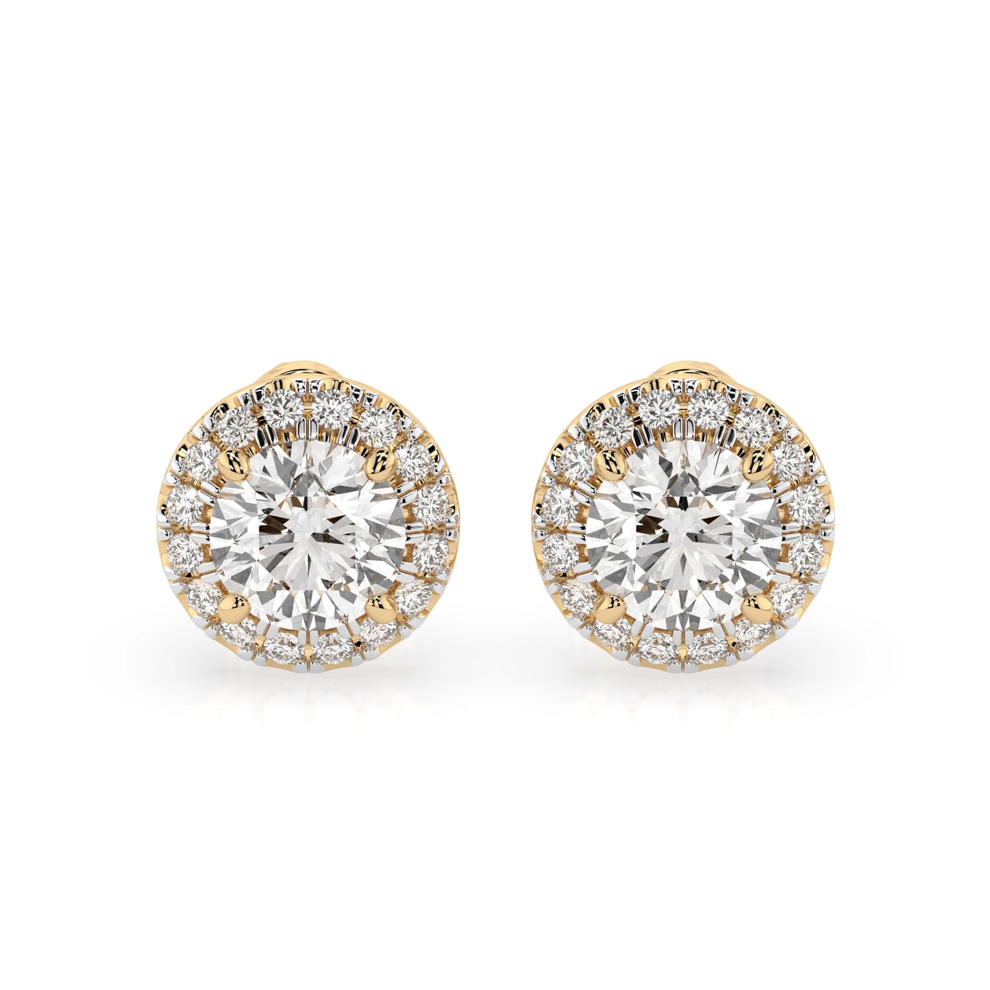 Solitär-Eternity-Ohrringe (Rund), 1.0 ct — 102-10095(5.1)