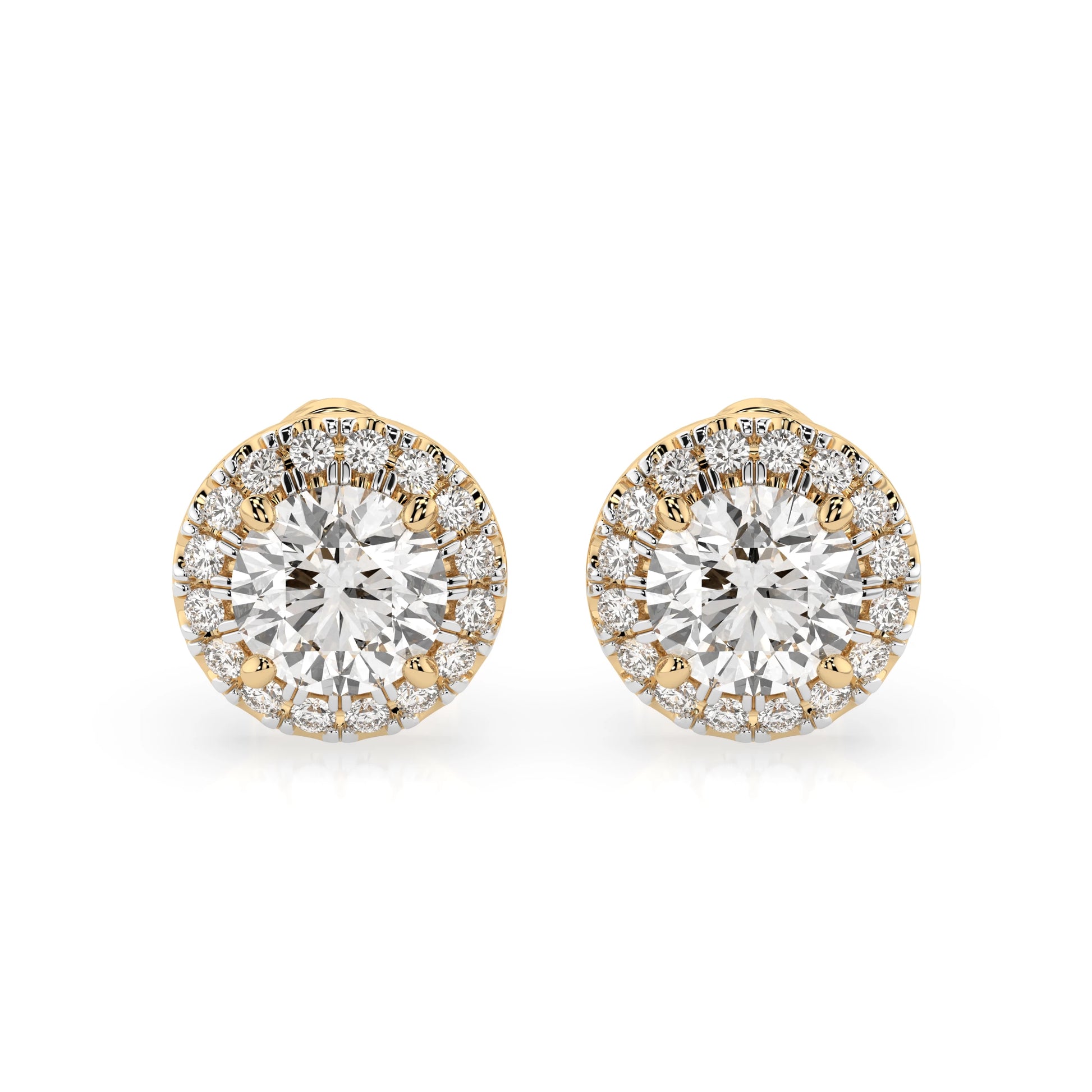 Solitär-Eternity-Ohrringe (Rund), 1.0 ct — 102-10095(5.1)