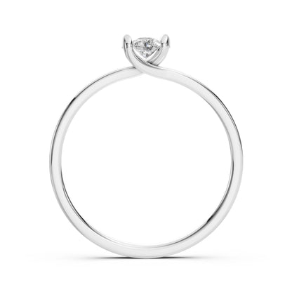 Solitär-Ring (Rund), 0.2 ct — 101-10016(3.7)