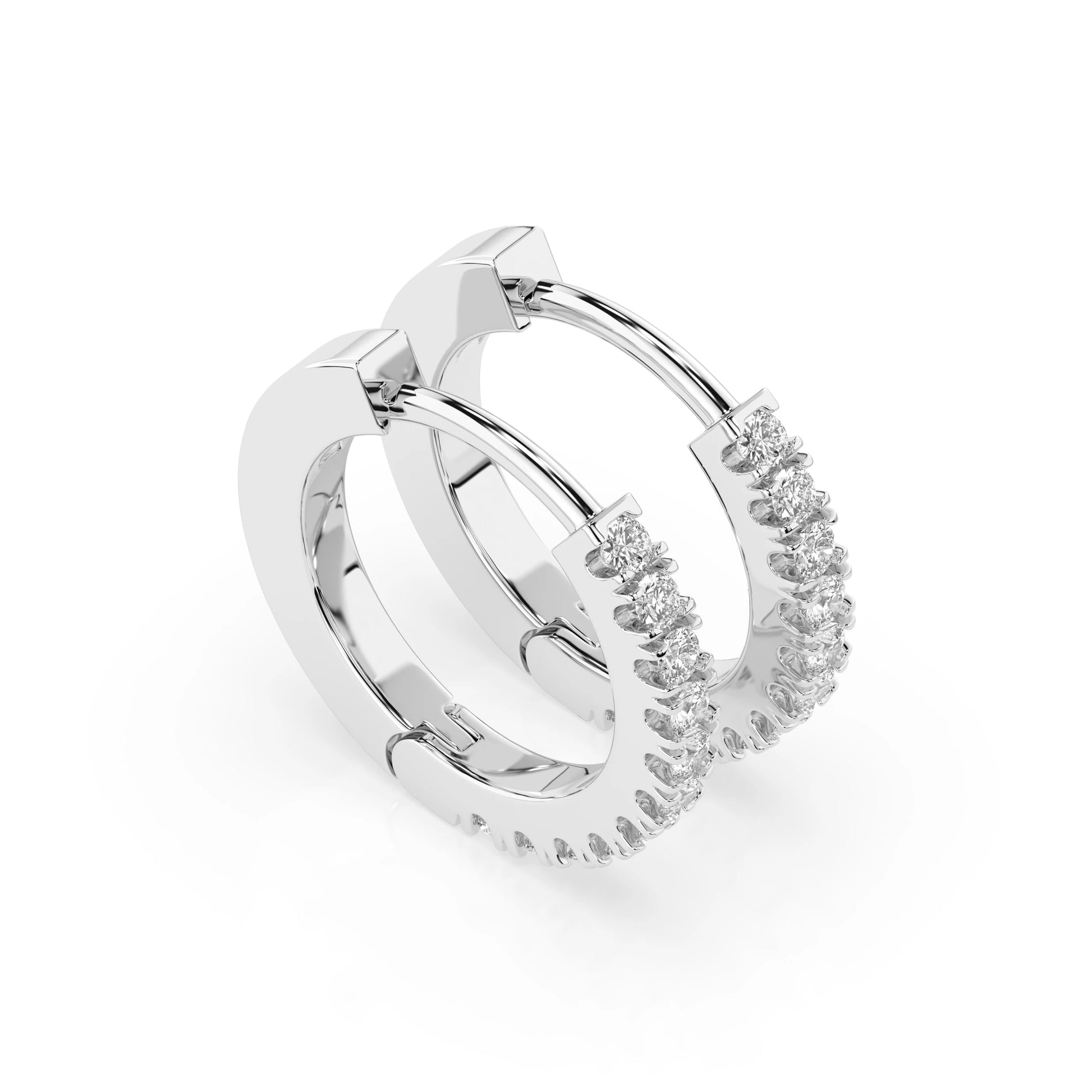 Eternity-Ohrringe (Rund), 0.22 ct — 102-10109(1.3)
