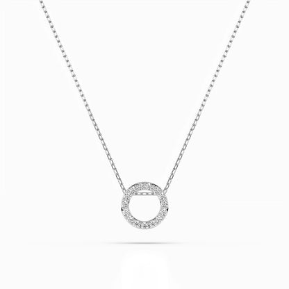 Minimalismus-Halskette (Rund), 0.09 ct — 104-10028