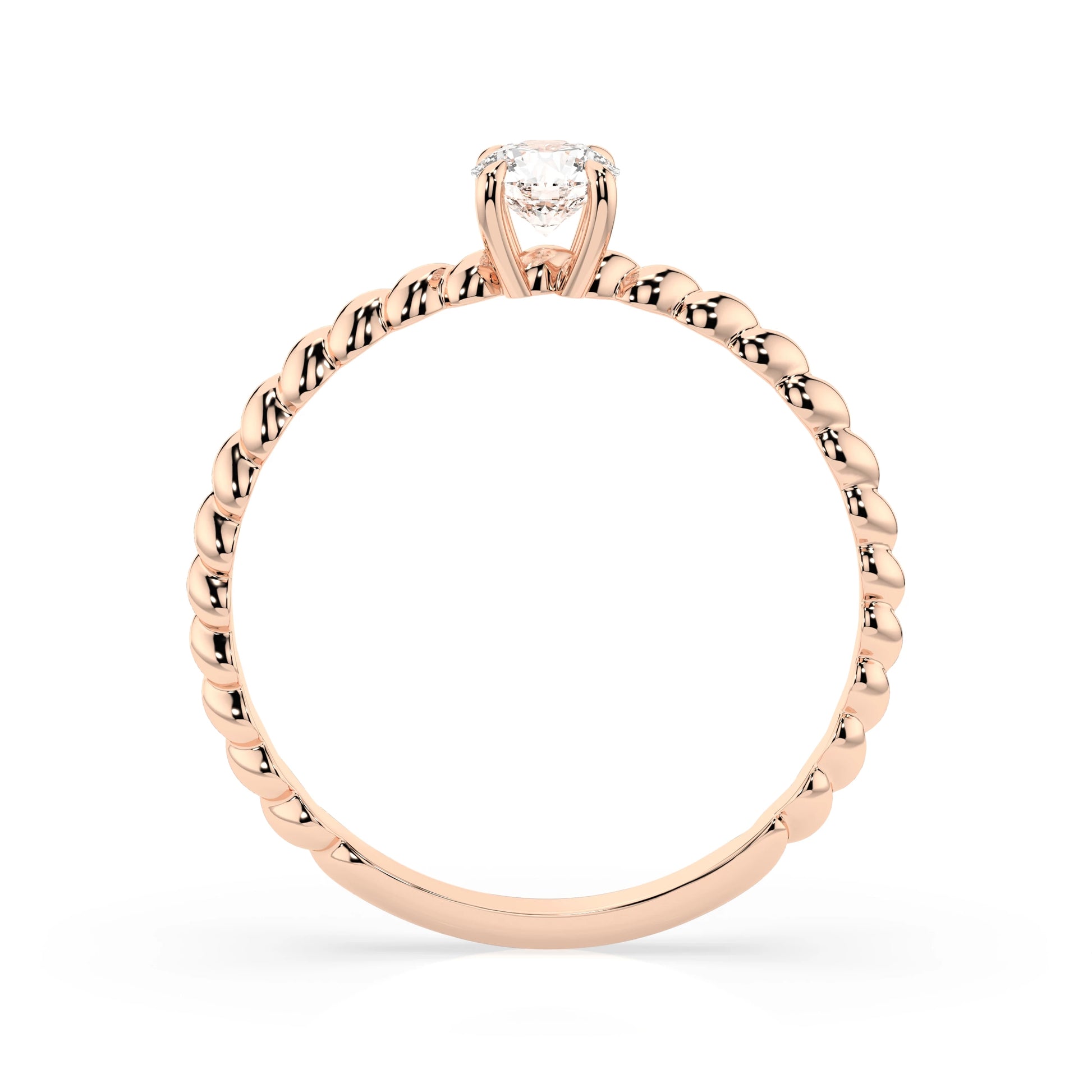 Solitär-Ring (Rund), 0.3 ct — 101-10038(4.2)
