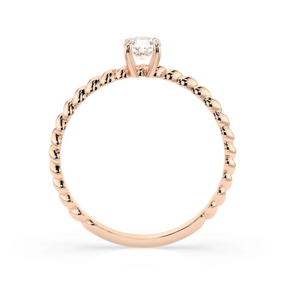 Solitär-Ring (Rund), 0.3 ct — 101-10038(4.2)