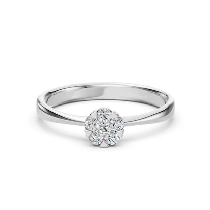 Illusion-Ring (Rund), 0.06 ct — 101-10015/1(2.5)