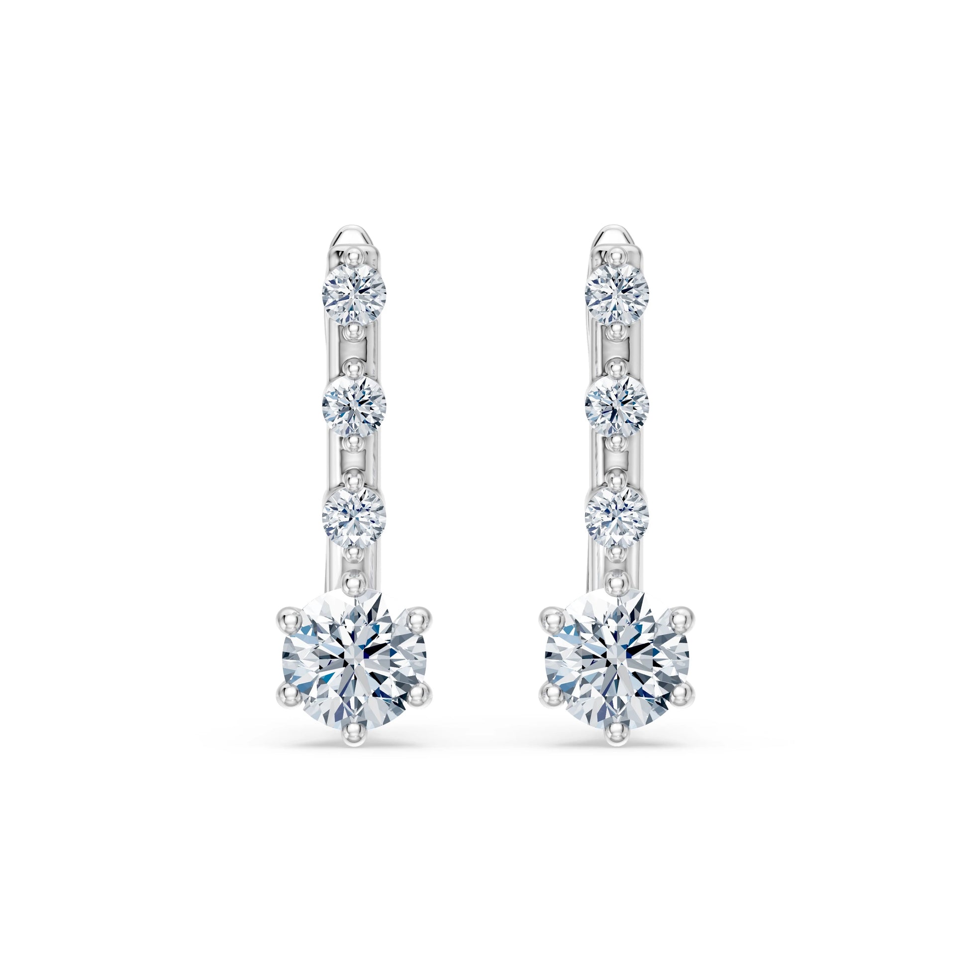 Solitär-Eternity-Ohrringe, 0.6 ct — 102-10144(4.2)