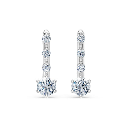 Solitär-Eternity-Ohrringe, 0.6 ct — 102-10144(4.2)