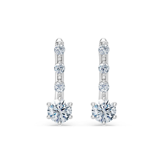 Solitär-Eternity-Ohrringe, 0.6 ct — 102-10144(4.2)