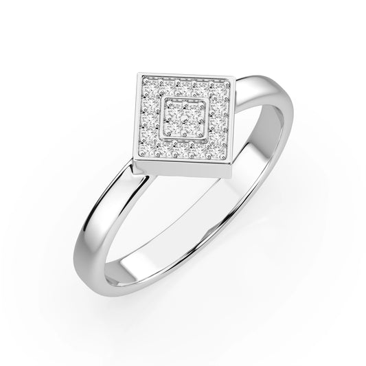 Illusion-Ring (Rund), 0.1 ct — 101-10074