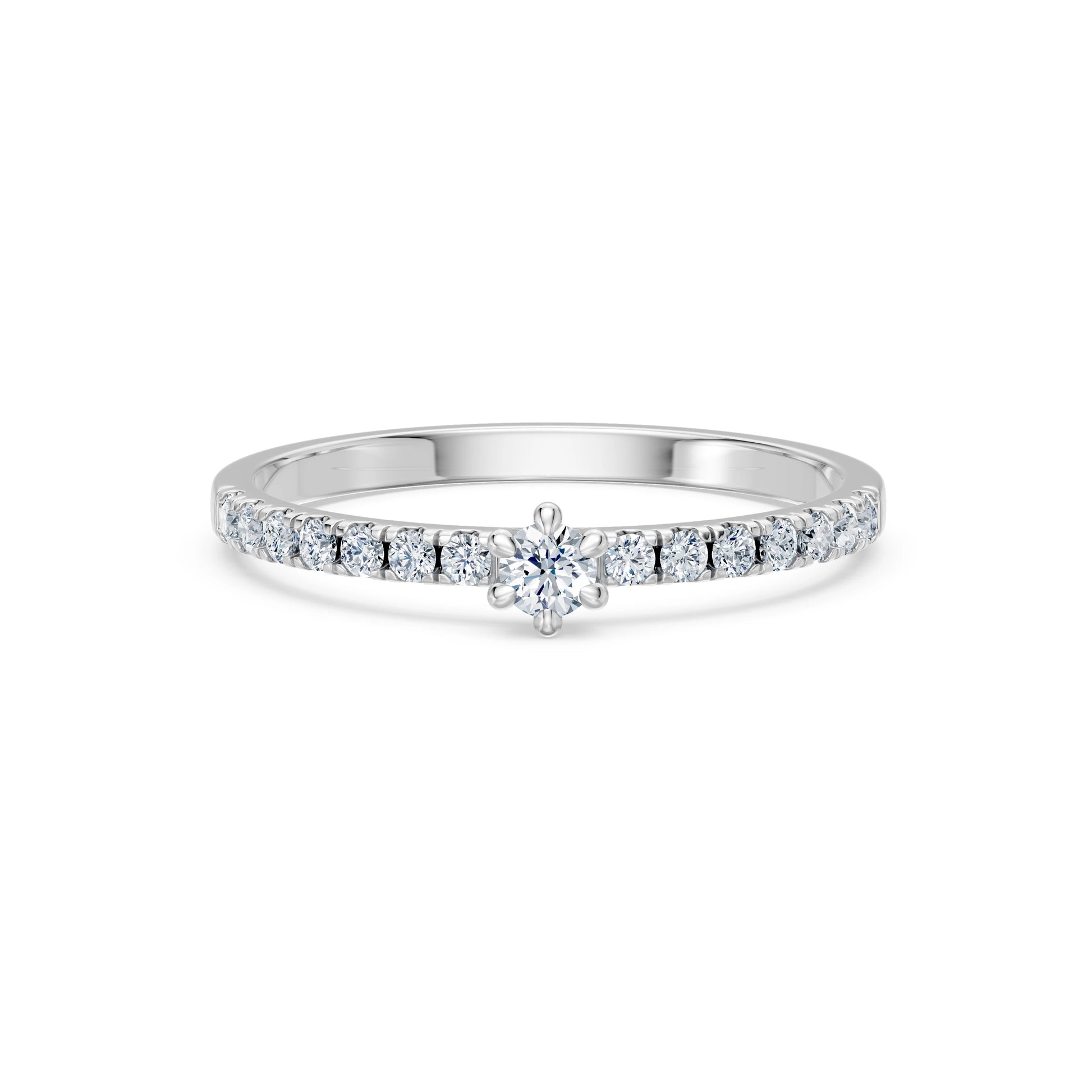 Solitär-Eternity-Ring, 0.09 ct — 101-10126/3(2.8)
