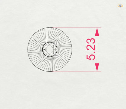 Minimalismus-Ohrringe (Rund), 0.04 ct — 102-10049