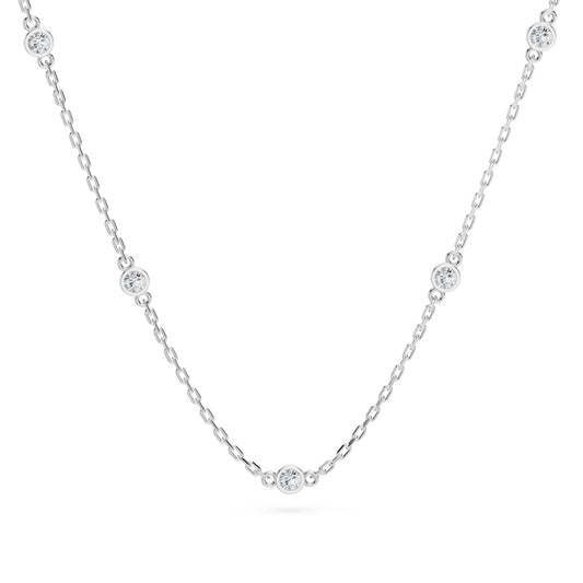 Minimalismus-Halskette (Rund), 0.14 ct — 104-10080/5(1.9)