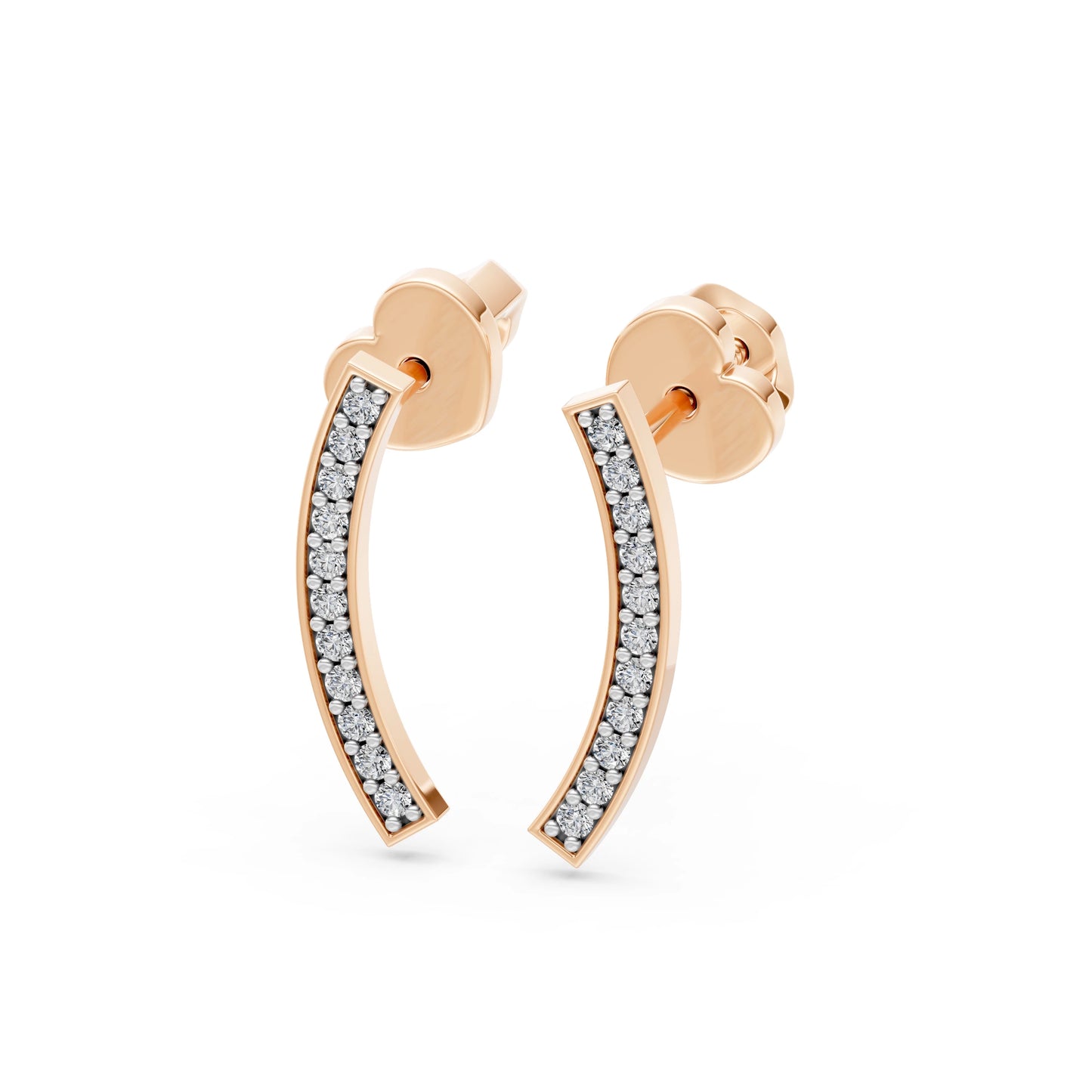 Minimalismus-Ohrringe, 0.13 ct — 102-10065