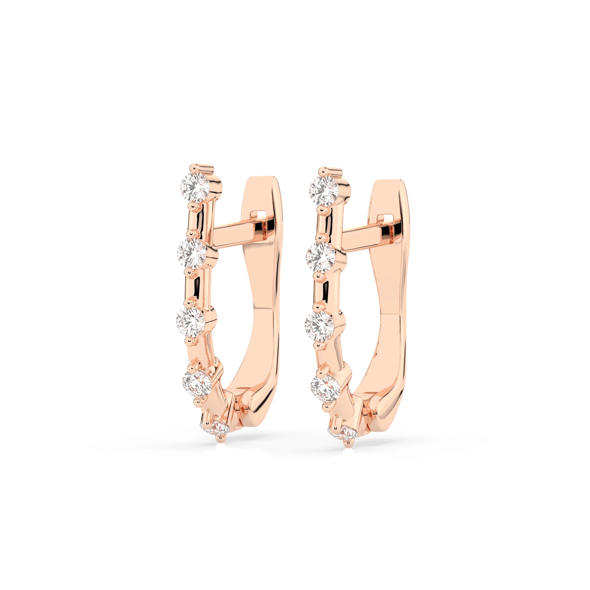Eternity-Ohrringe (Rund), 0.2 ct — 102-10145