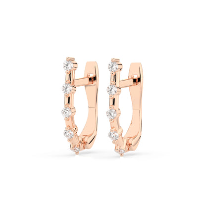 Eternity-Ohrringe (Rund), 0.2 ct — 102-10145