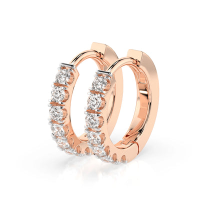 Eternity-Ohrringe (Rund), 0.42 ct — 102-10109(2.0)
