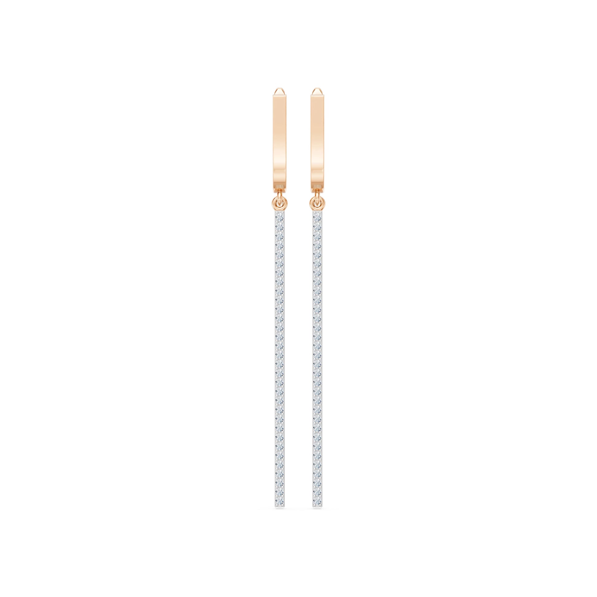 Minimalismus-Ohrringe, 0.38 ct — 102-10129/2