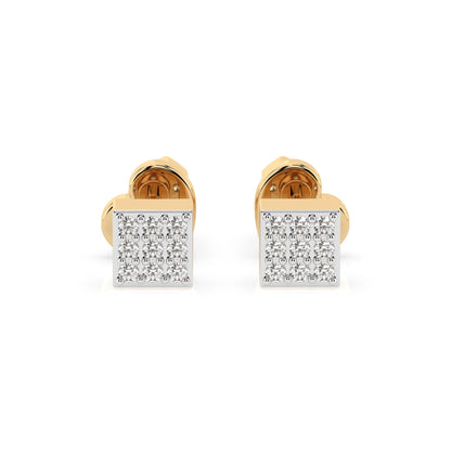 Illusion-Ohrringe (Rund), 0.11 ct — 102-10063