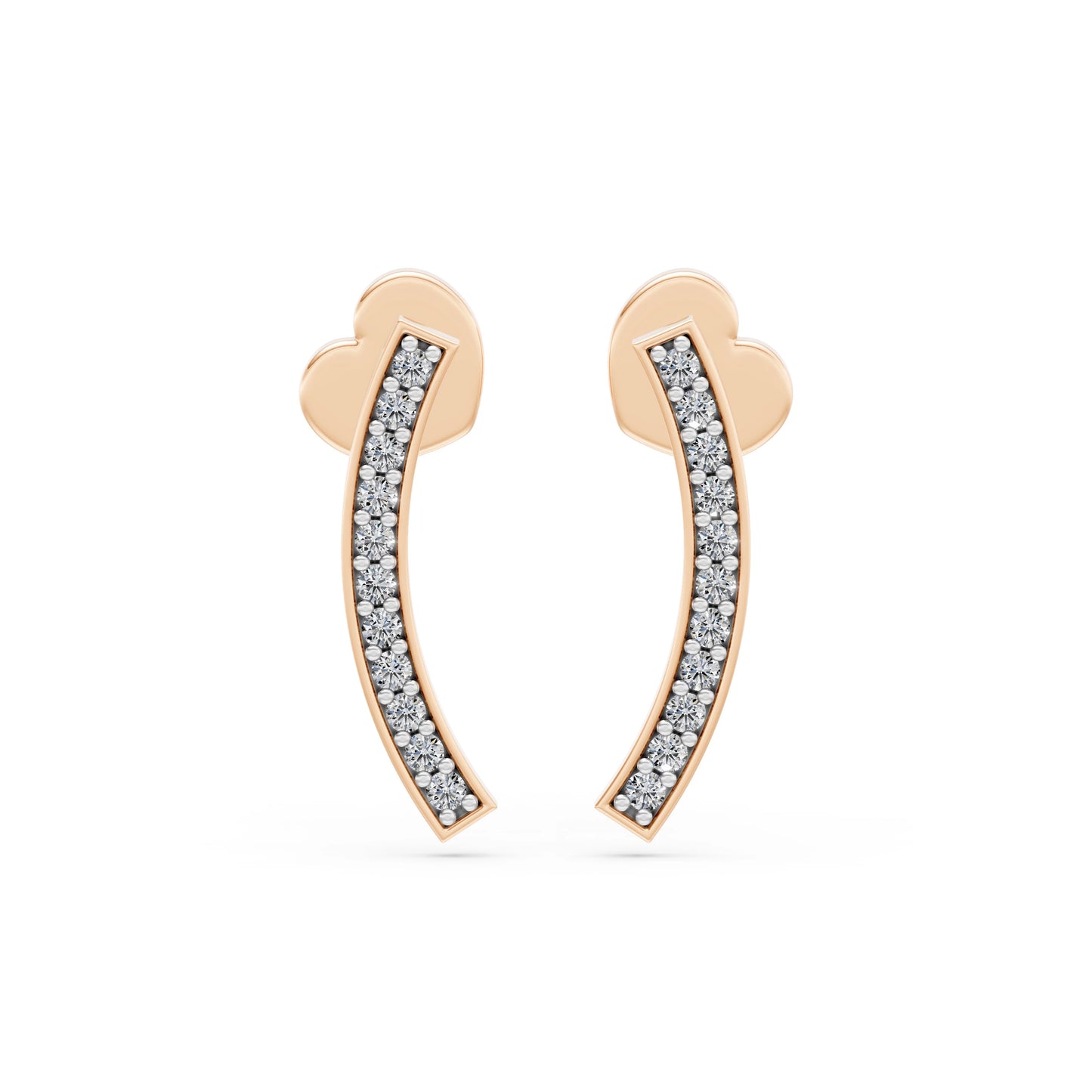 Minimalismus-Ohrringe, 0.13 ct — 102-10065
