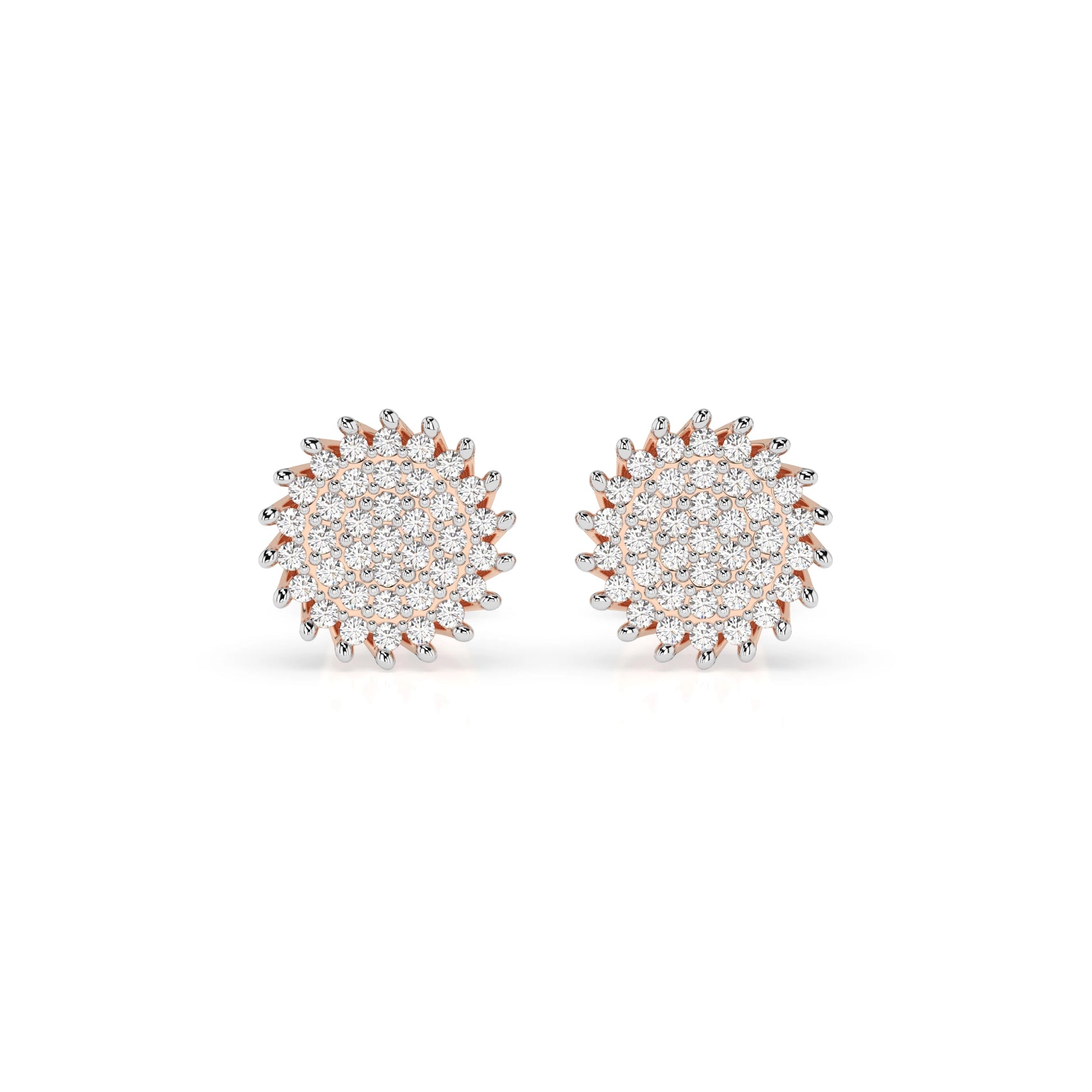 Illusion-Ohrringe (Rund), 0.3 ct — 102-10171