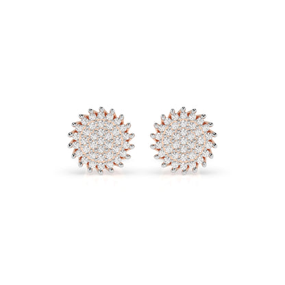 Illusion-Ohrringe (Rund), 0.3 ct — 102-10171