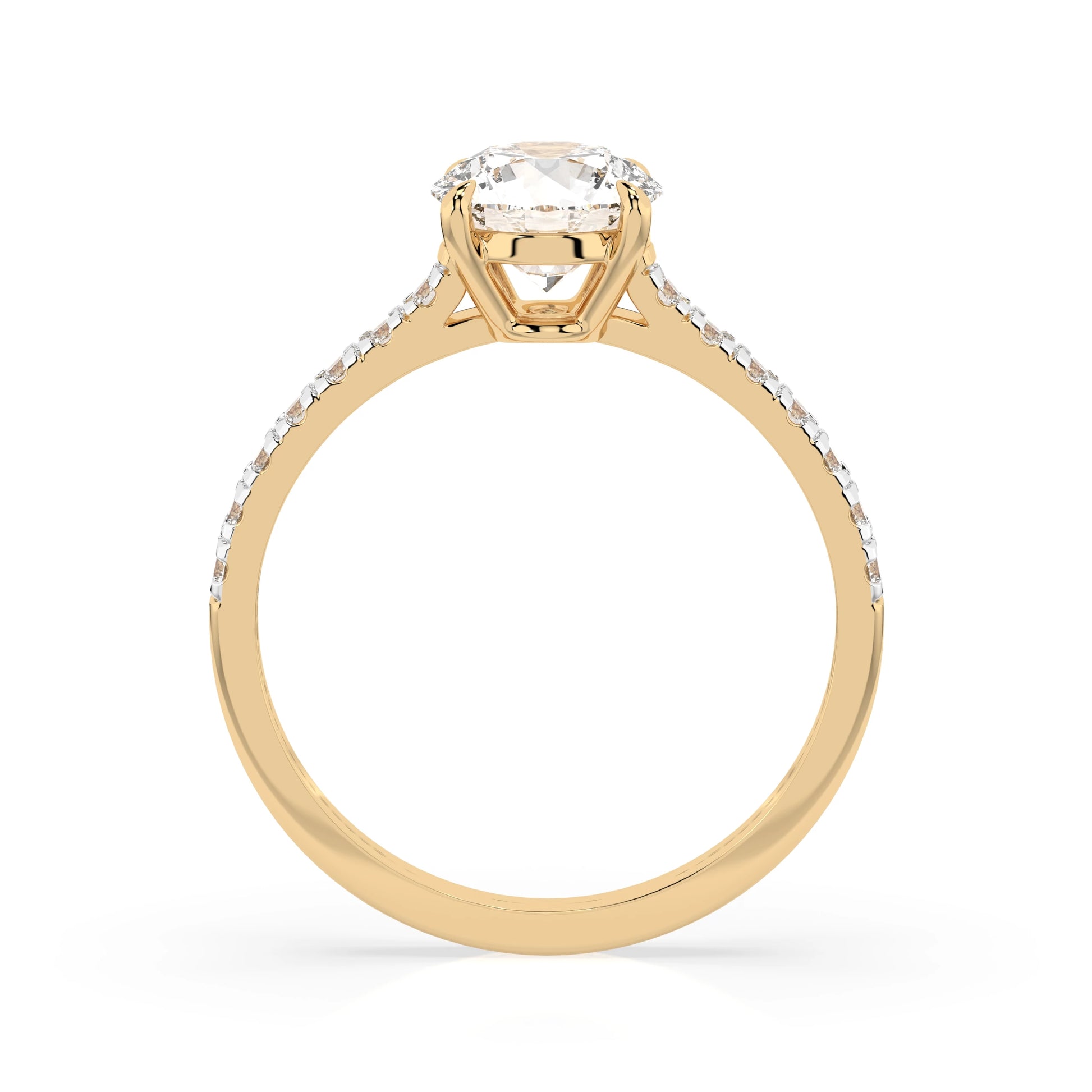 Solitär-Eternity-Ring (Rund), 0.7 ct — 101-10094(5.7)