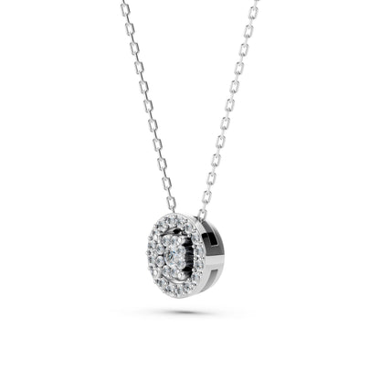 Illusion-Halskette (Rund), 0.03 ct — 104-10002(2.0)