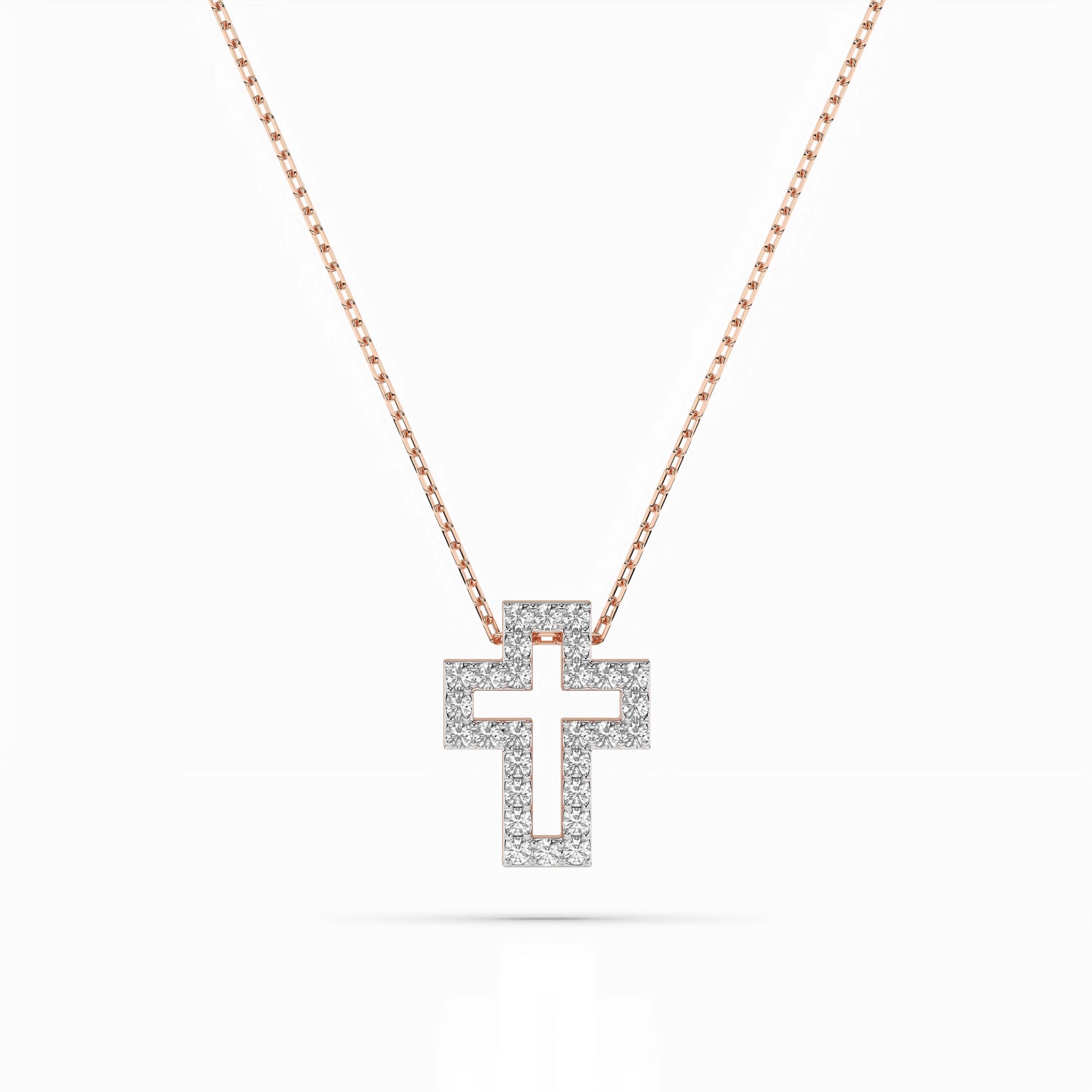 Minimalismus-Halskette (Rund), 0.17 ct — 104-10030