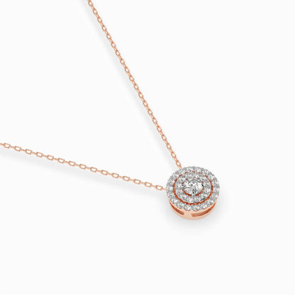 Illusion-Halskette (Rund), 0.09 ct — 104-10043