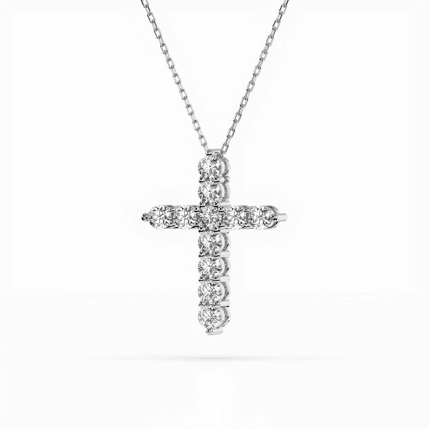 Minimalismus-Halskette (Rund), 1.1 ct — 104-10039(3.0)