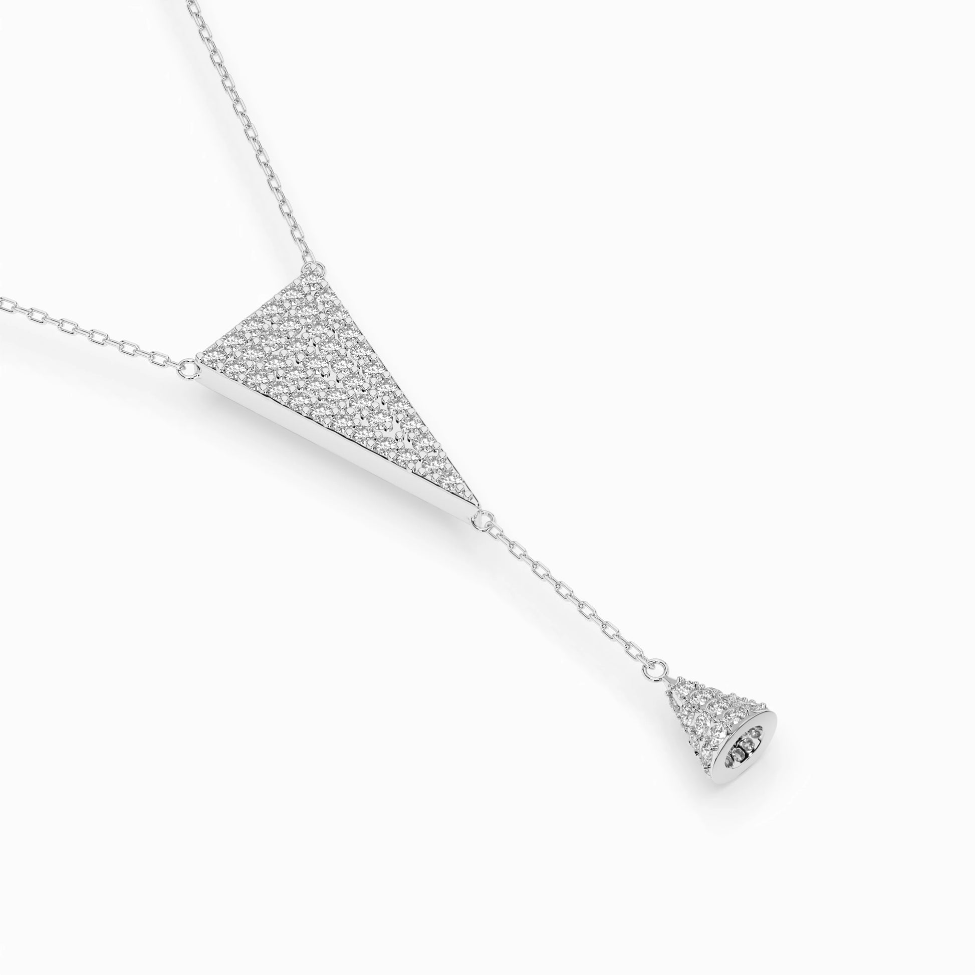 Minimalismus-Halskette (Rund), 0.41 ct — 104-10018/2