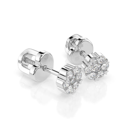 Illusion-Ohrringe (Rund), 0.03 ct — 102-10015(2.0)