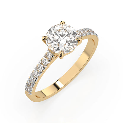 Solitär-Eternity-Ring (Rund), 0.7 ct — 101-10094(5.7)