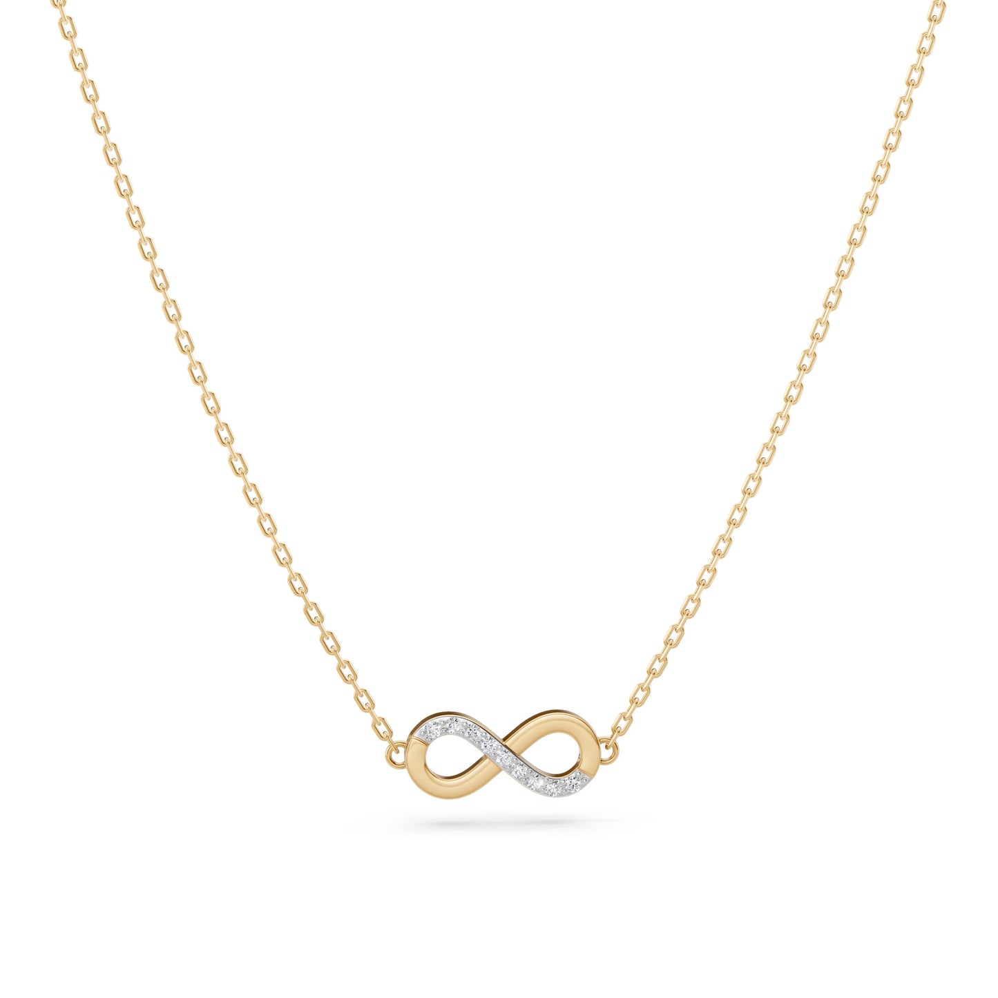 Minimalismus-Halskette (Rund), 0.05 ct — 104-10072