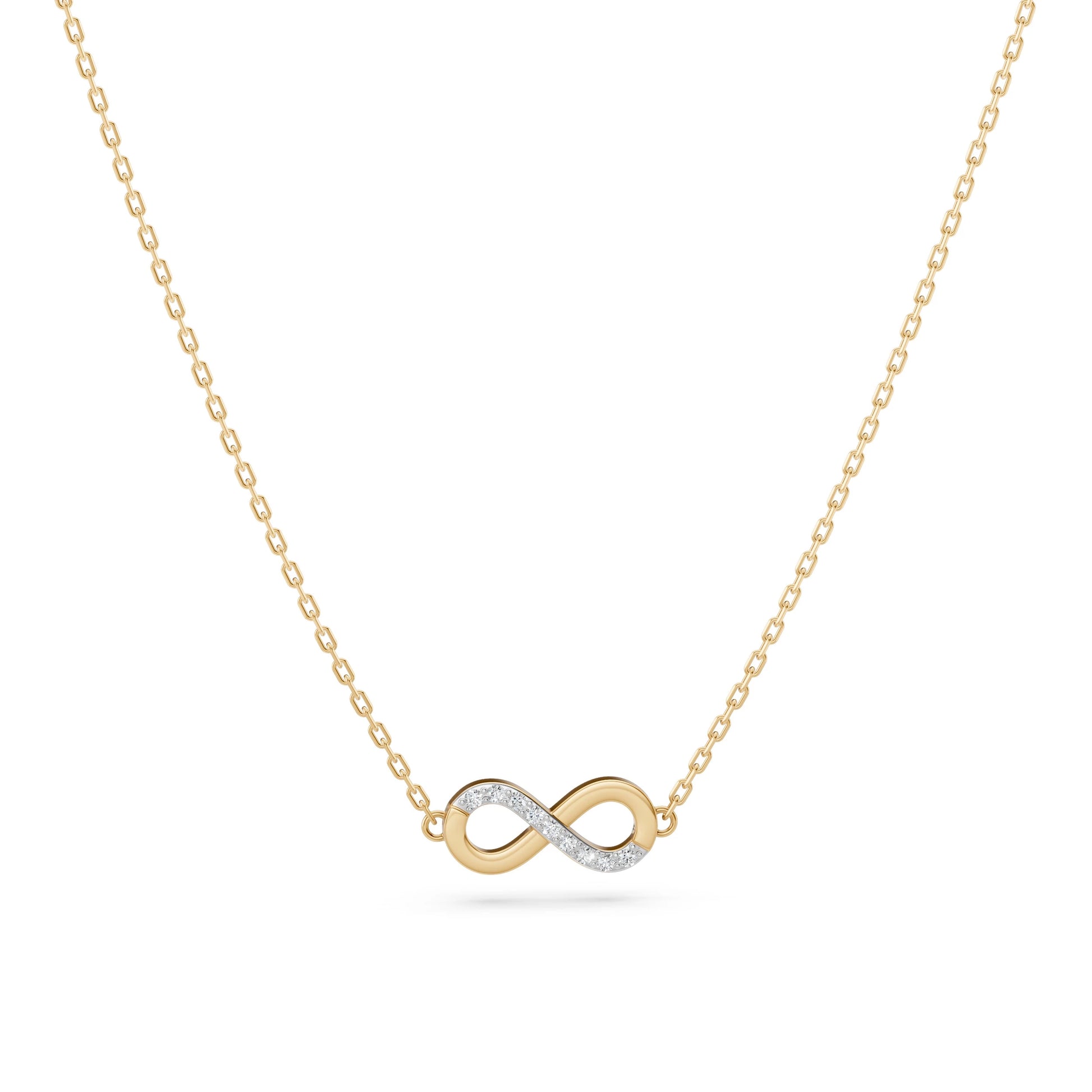 Minimalismus-Halskette (Rund), 0.05 ct — 104-10072
