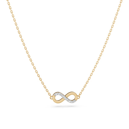 Minimalismus-Halskette (Rund), 0.05 ct — 104-10072