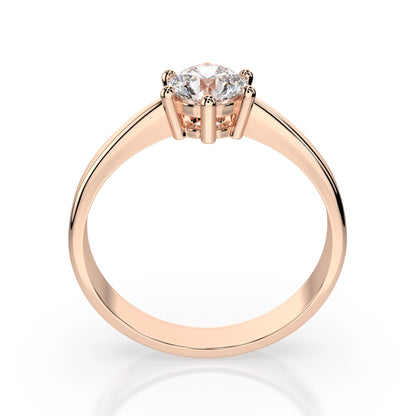 Solitär-Ring (Rund), 0.4 ct — 101-10151(4.7)