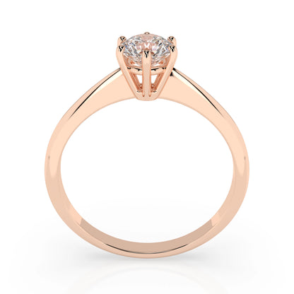 Solitär-Ring (Rund), 0.3 ct — 101-10027(4.2)