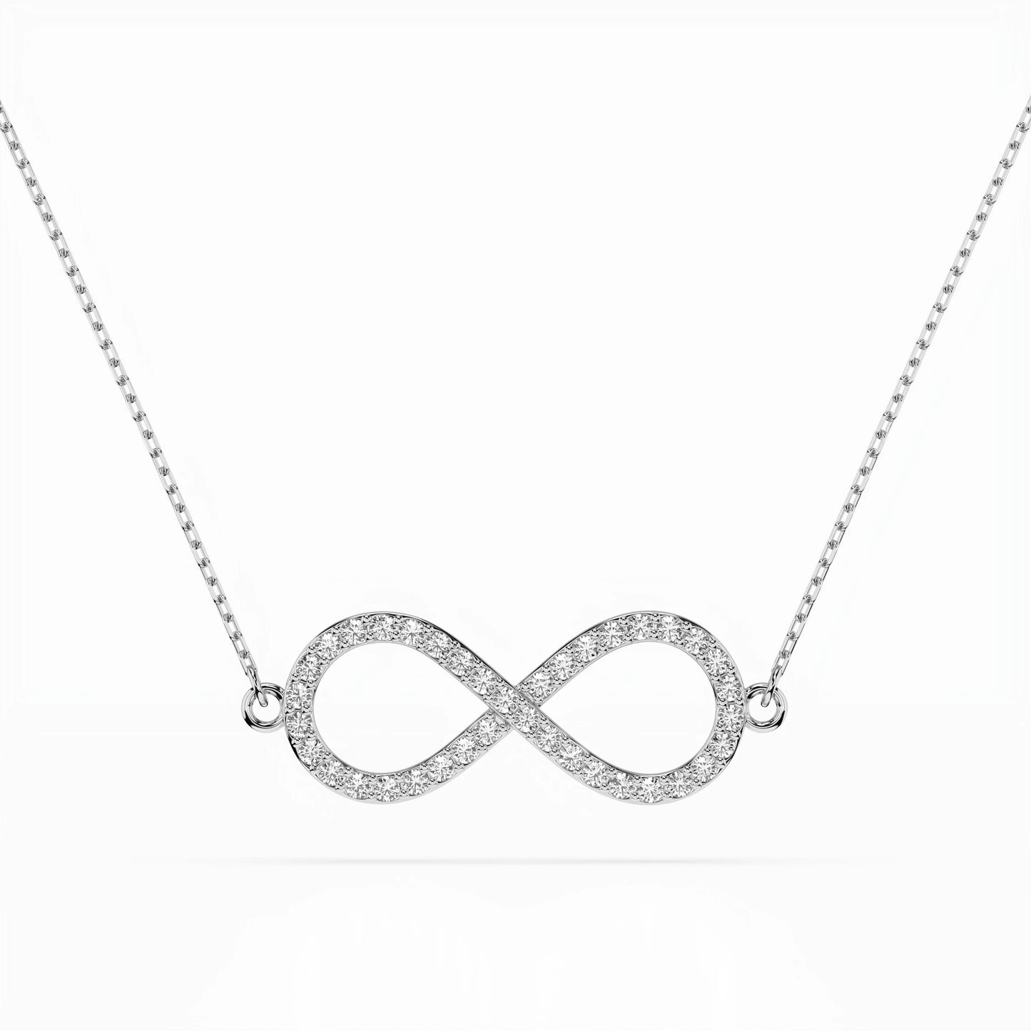 Minimalismus-Halskette (Rund), 0.19 ct — 104-10068