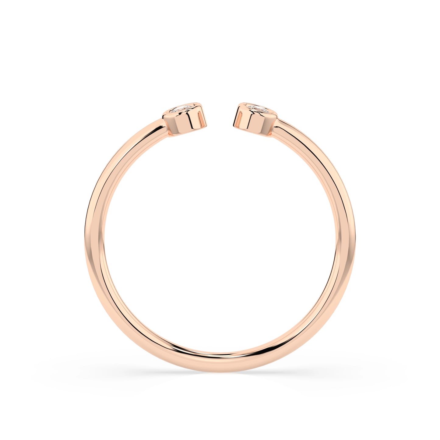 Minimalismus-Ring (Rund), 0.04 ct — 101-10088