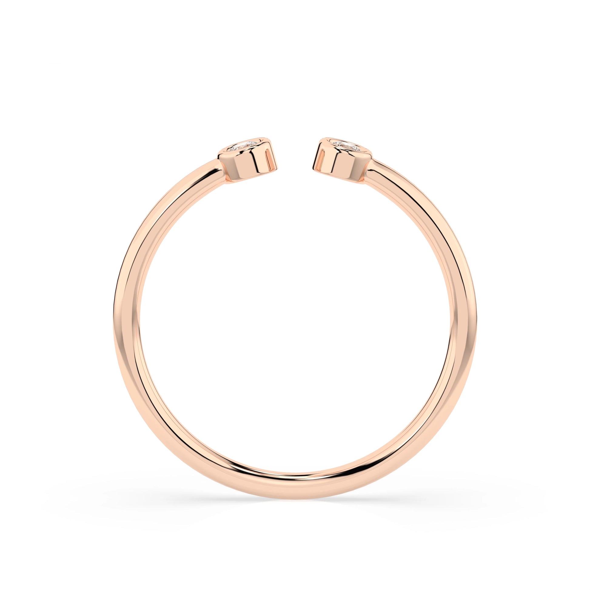 Minimalismus-Ring (Rund), 0.04 ct — 101-10088